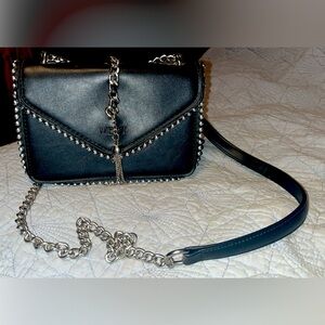 Mersi black studded cross body. Used once